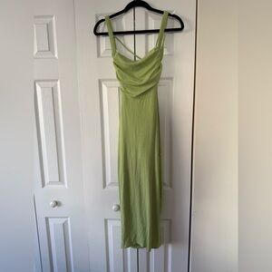 Hello Molly Green Midi Dress